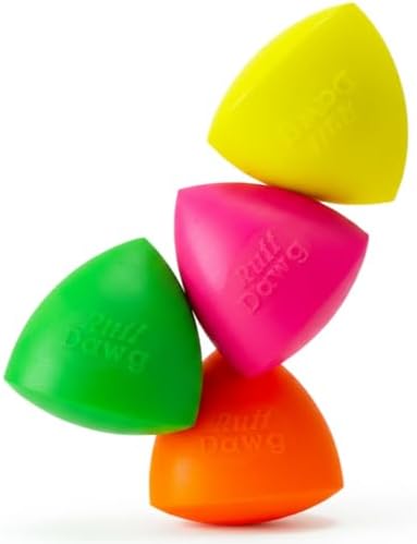 Ruff Dawg Dawg-X – Cone-Shaped Dog Toy – Bouncy, Floating Fetch Toy for Aggressive Chewers – Ideal for Interactive Outdoor Play, Exercise & Teething Relief