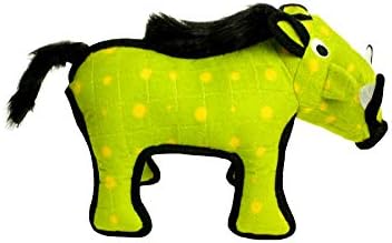 TUFFY® : 2 Pack Warthog Dog Toy: Ultra Durable Plush Toy with Multiple Layers & Reinforced Seams, Washable and Floats, Original Construction