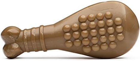BULLYMAKE Tough Chew Turkey Leg Dog Toy, Durable Nylon, Aggressive Chewers