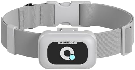 ABBIDOT GPS Dog Tracker - Activity Monitor, 3-Mode LED Light, Location History, Real Time Tracking, Precision Live Pet Tracker, Waterproof, Rechargeable, APP Support, GPS Tracker for Dogs