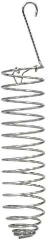 Millet Holder for Bird Cage, Bird Foraging Toy Feeder for Parrots Parakeet Cockatiel, Stainless Steel Bird Treat Holder and Fruit Vegetable Food Basket, Bird Cage Accessories for Play