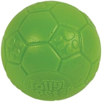 Jolly Pets Mini Soccer Ball Dog Toy, 4 in, Green Apple - Durable