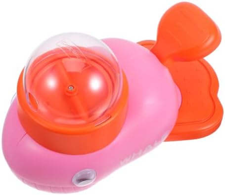 Whale Shaped Dog Treat Dispenser with Rotating Snack Feeding