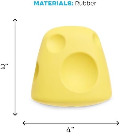 BarkBox Cheese Dog Toy - Toy for Medium Dogs