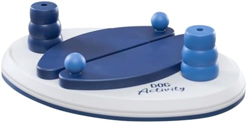 Trixie Push Away Dog Enrichment Toy, Intermediate Level 2 Dog Puzzle, Interactive Treat Game