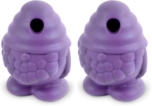 Brightkins Tough & Tumble Treat Dispenser Large Gnome - BPA Free Enrichment Treat Dispensing Dog Toy for Aggressive Play (Pack of 2)