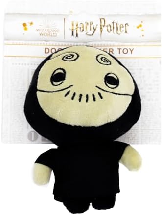 Buckle-Down The Wizarding World of Harry Potter Squeaky Plush Dog Toy for Large, Medium & Small Dogs, Chibi Death Eater Full Body Pose, 2" x 5.5"