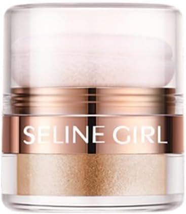 Body Glitter Powder, Face Shimmer Sparkle, Highlight Powder, Multi-Use Body Glitter for Women, Magic Glow Shimmer for Body Face Eyes Makeup #bronze
