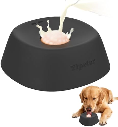 Yipetor Dog Lick Bowl, Rolled Ball-in Slow Feeder Enrichment Puzzle Toys