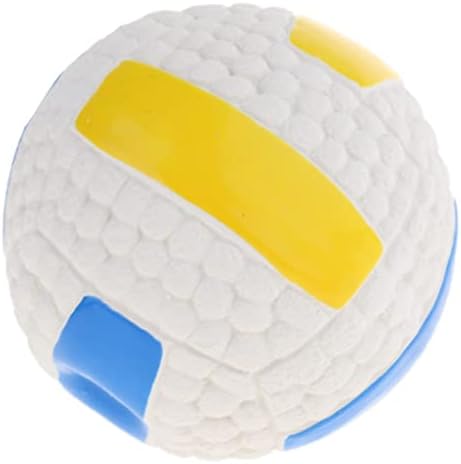 Squeaky Dog Toy Volleyball, Foot Toy for Medium and Large Dogs, Interactive Dog Ball Toy for Chewing, Fetch, Playtime and Outdoor Training, Pet Sound Toy for Dogs