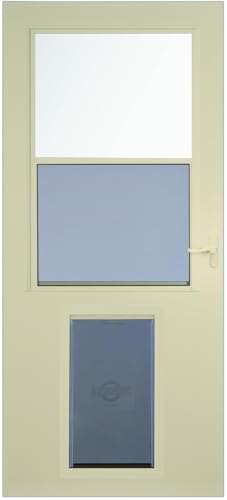 LARSON 20 Pet XL Highview XL Pet Door Almond 36-in. Storm Door