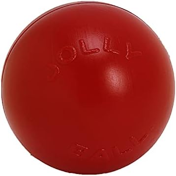 Jolly Pets Push-n-Play Ball Dog Toy, 14 Inches/Extra-Large, Blue (314 BL), for All Breed Sizes