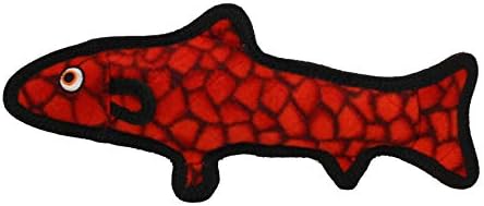 TUFFY® : 2 Pack Trout Dog Toy: Ultra Durable Plush Toy with Multiple Layers & Reinforced Seams, Washable and Floats, Original Construction