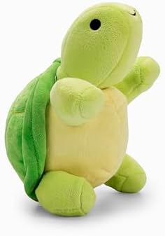 Flourish Pets 3 in 1 Multi-Layer Chew Toy for Active Dogs | Non-Toxic BPA Free Double Stitched Soft Fabric Exterior Dog Toys | Long-Lasting Dog Plush Toys – Small Turtle 7.5"