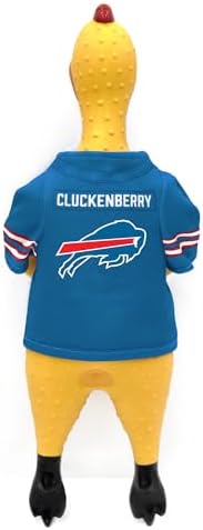 Littlearth NFL Team Rubber Chicken Pet Toy - Officially Licensed Teams