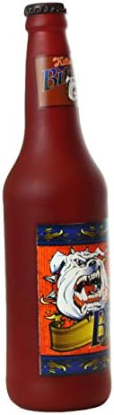 SILLY SQUEAKERS Tuffy 2 Pack Beer Bottle Dog Toy: Squeaky Dog Toy, Washable and Floats, Vinyl