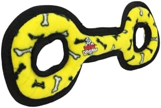 TUFFY® : 2 Pack TugOWar Dog Toy: Ultra Durable Plush Toy with Multiple Layers & Reinforced Seams, Washable and Floats, Original Construction