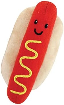 Luvable Friends Unisex Baby Squeaky Plush Dog Toy With Rope