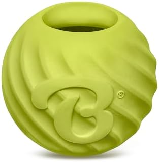 Benebone Natural Rubber Dog Ball, 1 Pack | Natural Rubber, Extra Bouncy, Tooth-Friendly, Great for Fetch, Boredom Buster, Dishwasher Safe, Long-Lasting