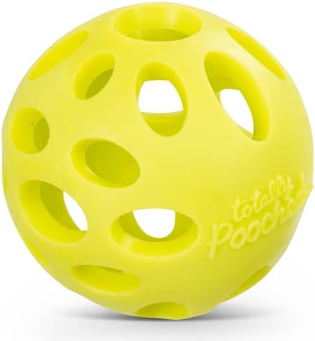 Messy Mutts Totally Pooched Huff n Puff Ball, 3.1 Inch, Puzzle, Green