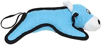 TUFFY® : 2 Pack Jr Cow Dog Toy: Ultra Durable Plush Toy with Multiple Layers & Reinforced Seams, Washable and Floats, Original Construction