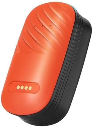 Smart Dog GPS Tracker/Live Pet Tracker with GPS/AGPS/Wi-Fi Tracking Virtual Fence Alert, Remote Voice Monitor, History Route, Waterproof, Keep Your Dog Safely Contained Outdoors (Orange)