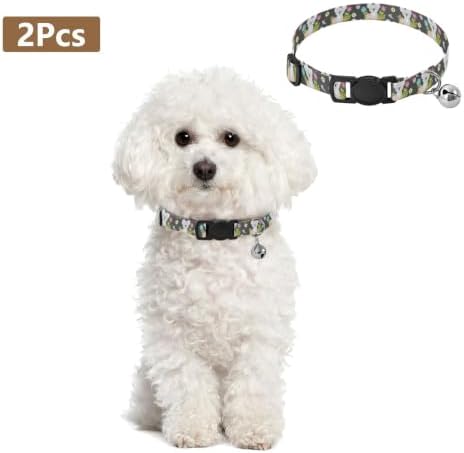 Cute Cartoon Koalas Pet Collar 2 Pack Cat Neck Collar Adjustable Length 10.6" to 17.1"
