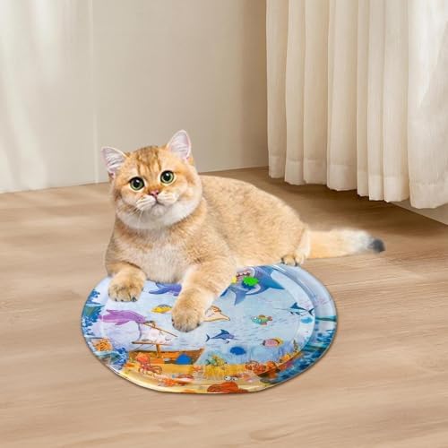 Dog Water Mat Cooling Sensory Waterbed Enrichment Non Slip BPA Free