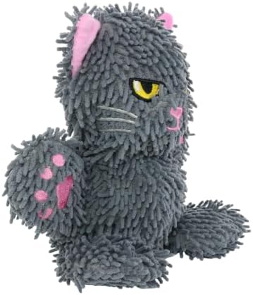MIGHTY Tuffy 2 Pack Microfiber Medium Ball Cat Dog Toy