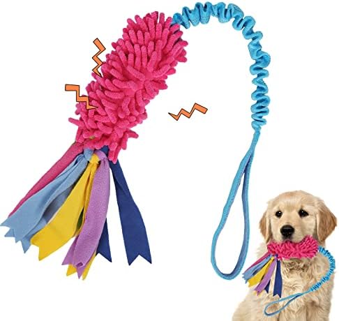 wodoca Dog Tug Toy - Aggressive Chewer Rope Toy with Strong Squeak