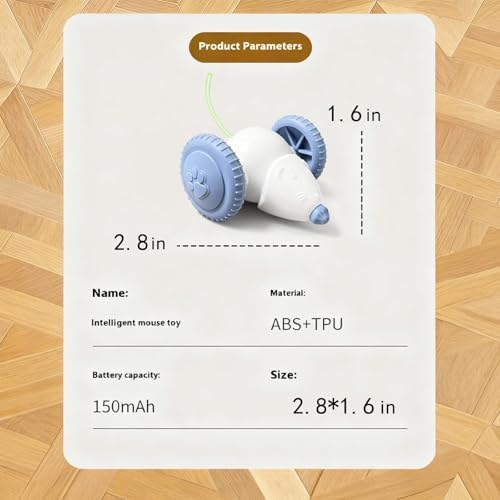 Interactive Cat Toys for Indoor Cats,Automatic Moving Kitten Toys,Cat Balls