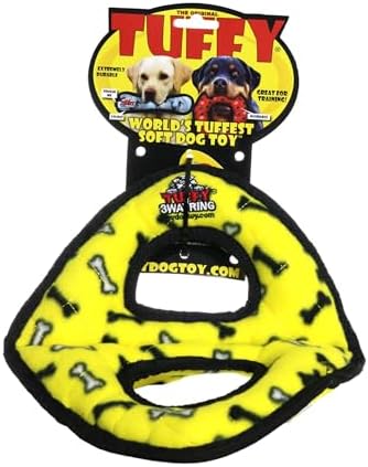 TUFFY® 2 Pack Ultimate 3Way Ring Ultra Durable Plush Dog Toys
