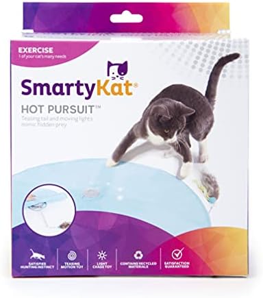 SmartyKat Electronic Motion/Moving Toys for Cats & Kittens, Battery Powered, Mimics Motion of Real Prey, Fun & Interactive Play - Multiple Styles