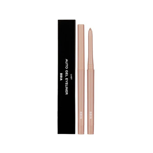 BBIA Last Auto Gel Eyeliner 17 Color – Multi-Use Longwear & Waterproof Mechanical Eye Liner Easy Drawing with Smooth Texture Smudge-Resistant Shadow & Glitter Vegan Korea Eye Makeup (14 ALMOND BEIGE)