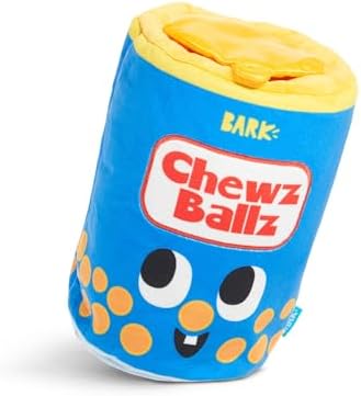 BarkBox Chewz Ballz 3-in-1 Interactive Plush Dog Toy