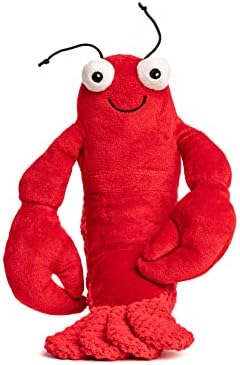 fabdog Floppies Plush Dog Toy - Cute & Durable Squeaky Dog Toys - Best Squeak Toy for Puppies and All Breeds | Ideal Pet Gift| Large Lobster