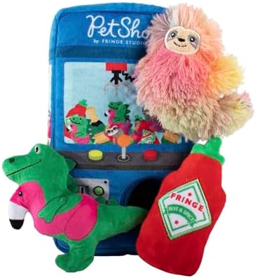 Fringe Studio Ready, Set, Claw Hide and Seek Plush Dog Toy, Pet Shop Collection (289266)