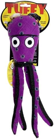 TUFFY® - 2 Pack Original : Squid Dog Toy : : Ultra Durable Plush Toy with Multiple Layers & Reinforced Seams, Washable and Floats, Original Construction