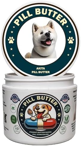 Peanut Butter Dog Pill Wrap - Akita Label