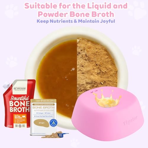 Yipetor Dog Lick Bowl, Rolled Ball-in Slow Feeder Enrichment Puzzle Toys