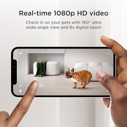 Petcube Play 2 - Wi-Fi Pet Camera with Laser Toy for Cats & Dogs