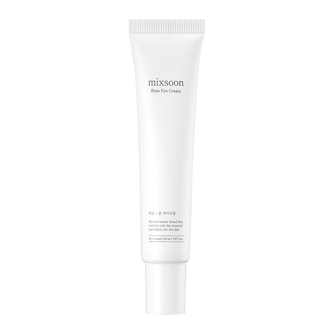 mixsoon Bean Eye cream - Nourishing and Firming for Dark Circles, Puffiness, Fermented Bean and Peptide Complex Niacinamide 20ml / 0.67 fl.oz. Korean Glass Skin Care