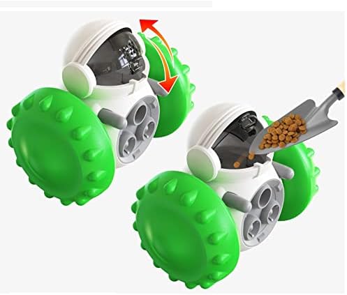 Slow Leak Feeder Toy Balance Car Leak Food Toys Tumbler Dog Feeder Interactive Dog Cat Toy Food Dispenser Slow Feeder Treat Ball Toys
