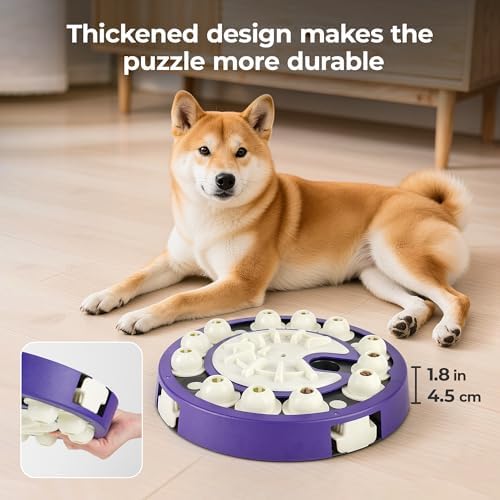 LACCEN Dog Puzzle Toy, 3 in 1 Dog Puzzles for Smart Dogs, Treat Slow Feeder