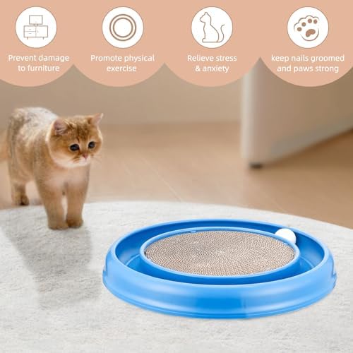 Cat Scratching Board with Track Balls for Indoor Cats