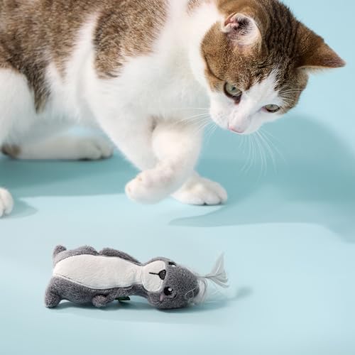 Premium Plush Cat Toy - Arctic Hare Cat Toy, Eco Friendly, Catnip