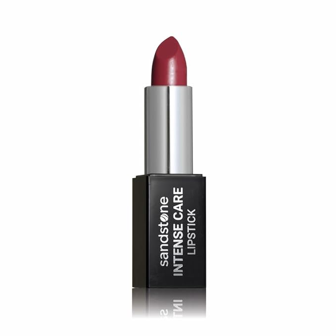 Sandstone Scandinavia Intense Care Lipstick - a hypoallergenic, gluten free, caring formula, with active and moisturizing ingredients. (47 Plum Kiss, 3,5 g)