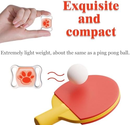 Pet GPS Tracker for Dogs & Cats - No Monthly Fee/Subscription, Free Pet Collar Included | Waterproof, Anti-Lost, Real-Time Tracking Collar | 730-Day Long Battery Life | Compatible with iOS & Android