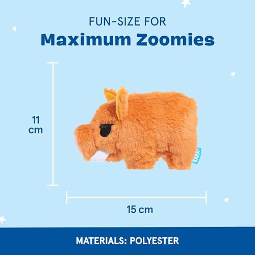 BarkBox Beau the Boar Plush Dog Toy - Toy for Small to Medium Dogs