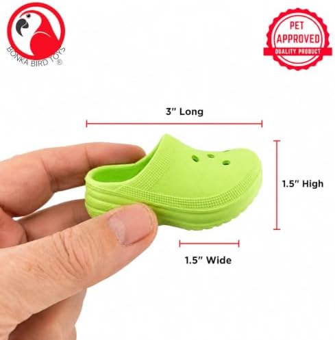 Bonka PK4 Mini Sandals 3" Soft Bird Foot Toys 4 Pack Chew Toy
